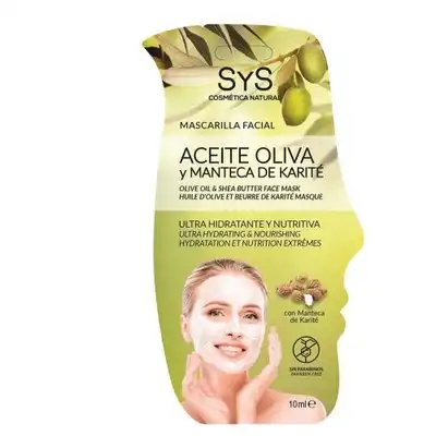 Sys Mascarilla Facial Aceite de Oliva y Karité, 15 ml - SYS - Comparador de precios