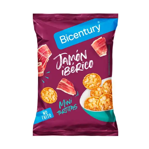 Tortitas MaÃz Mini Jamón Ibérico - BICENTURY - Comparador de precios