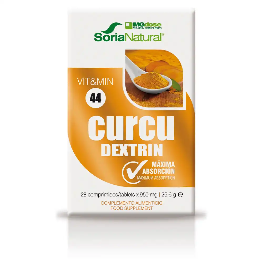 Vit & Min 44 curcu dextrin 950 mg 28 comprimidos - Soria Natural - Comparador de precios