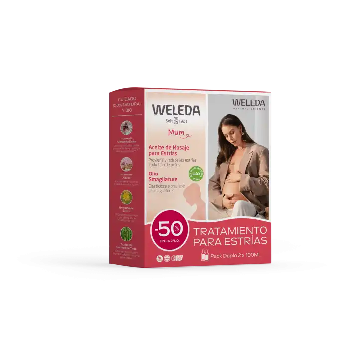 Aceite de Masaje Anti Estrías 200 ml - Weleda - Comparador de precios