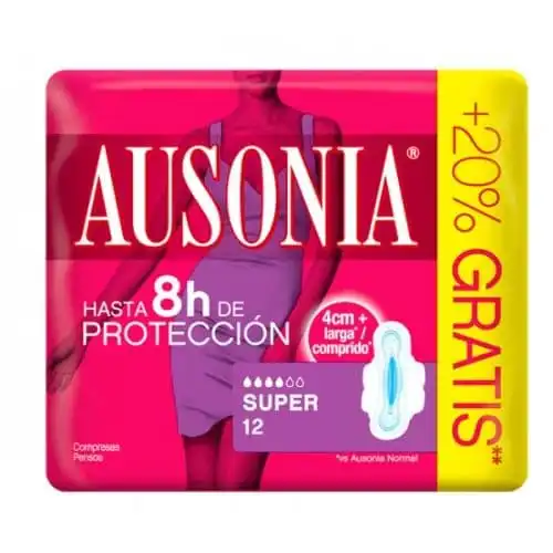 Ausonia Air Dry Alas Super 12 und Compresas - AUSONIA - Comparador de precios