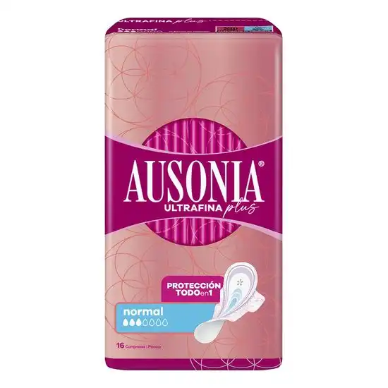 Ausonia Ultrafina Plus Normal 16 und Compresas con Alas - AUSONIA - Comparador de precios