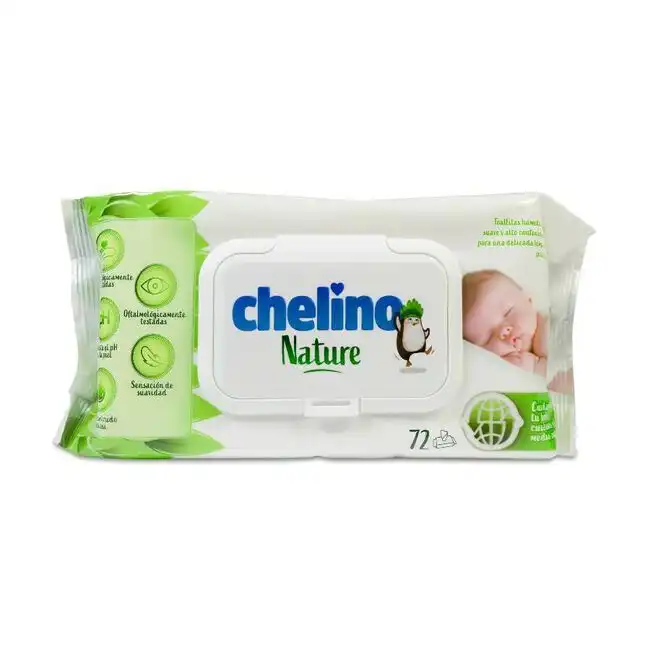 Bambino Toallitas Chelino Nature 72 Unidades - Bambino - Comparador de precios