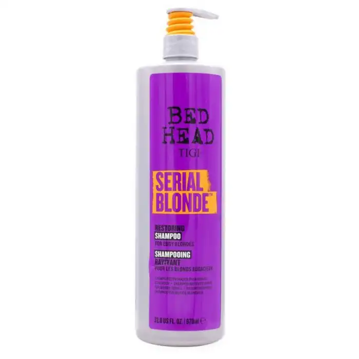 Bed Head Serial Blonde Champú Restaurador para Rubios Atrevidos 970 ml - Tigi - Comparador de precios