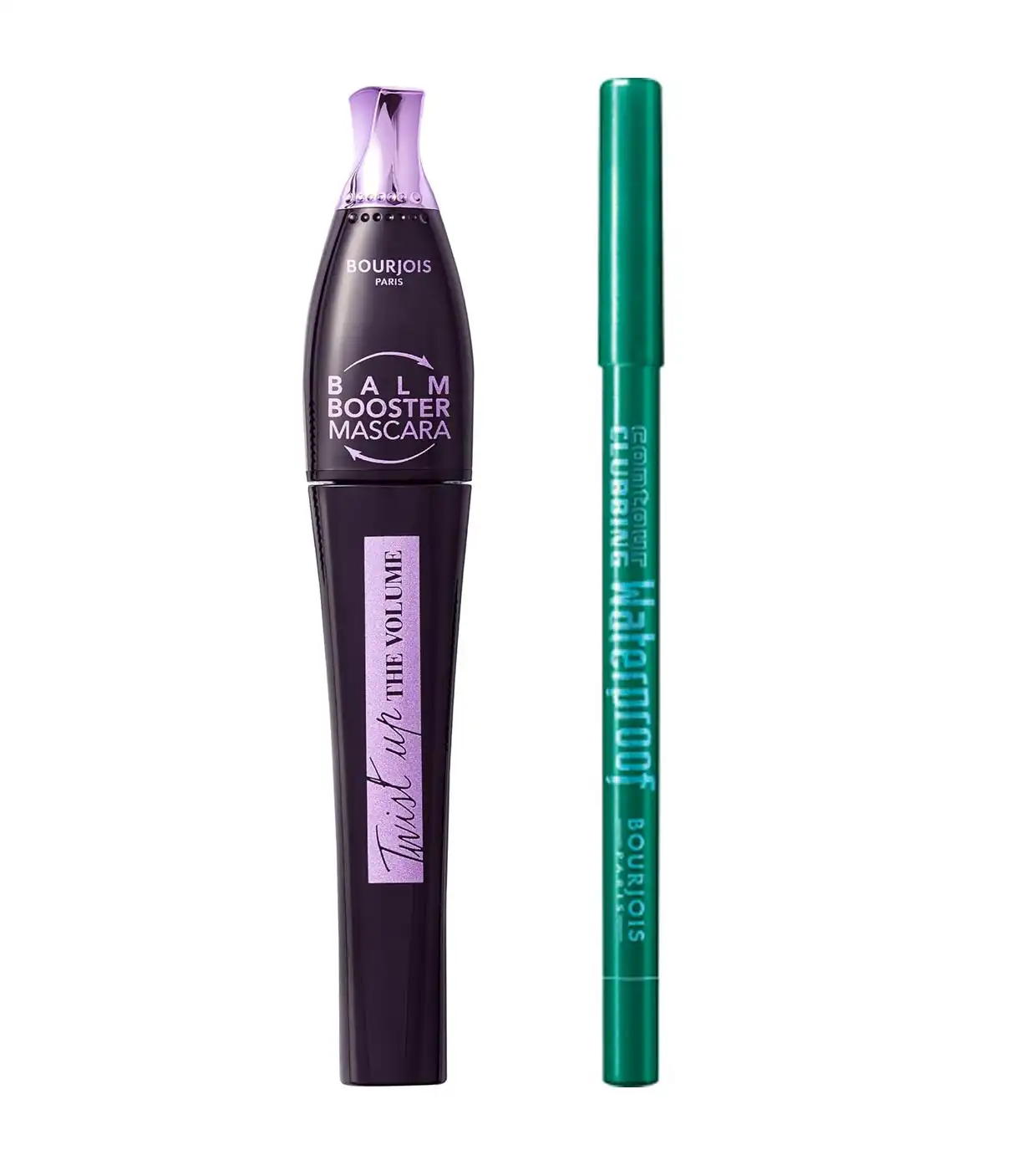 Bourjois - Set de máscara Twist Up + delineador Contour Clubbing - Balm Booster/ Loving Green - Bourjois - Comparador de precios