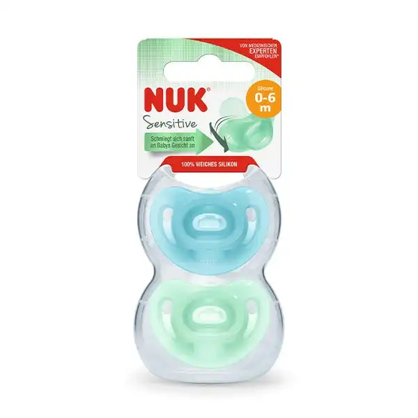Chupete Sensitive Silicona 1Ud - NUK - Comparador de precios