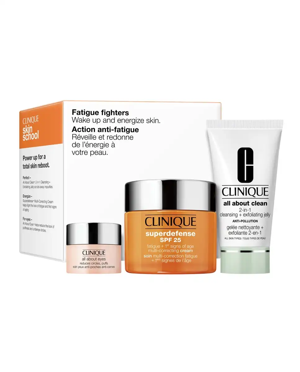 Clinique - Estuche De Regalo Tratamiento Antifatiga Y Primeros Signos Envejecimiento Superdefense - Clinique - Comparador de precios