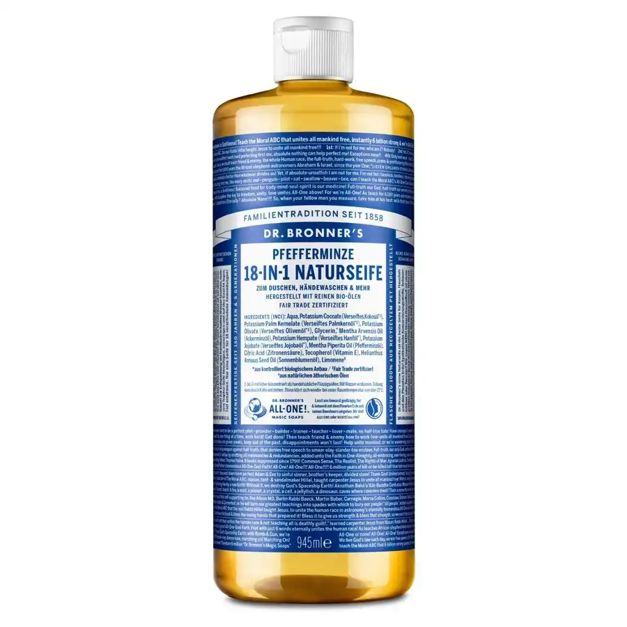 Dr. Bronner's - Peppermint 18-in-1 Natural Jabones 945 ml unisex - Dr. Bronners - Comparador de precios