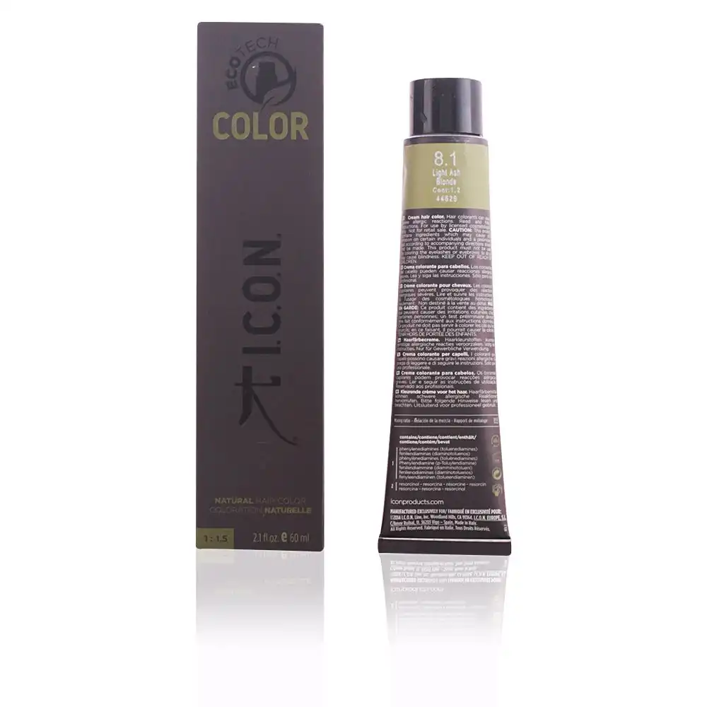 Ecotech Color natural color #8.1 light ash blonde - I.c.o.n. - Comparador de precios
