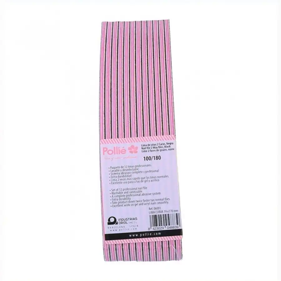 Eurostil - Lima Negra Curva Acolchada 100/180 Accesorios de manicura 1 pieces female - Eurostil - Comparador de precios