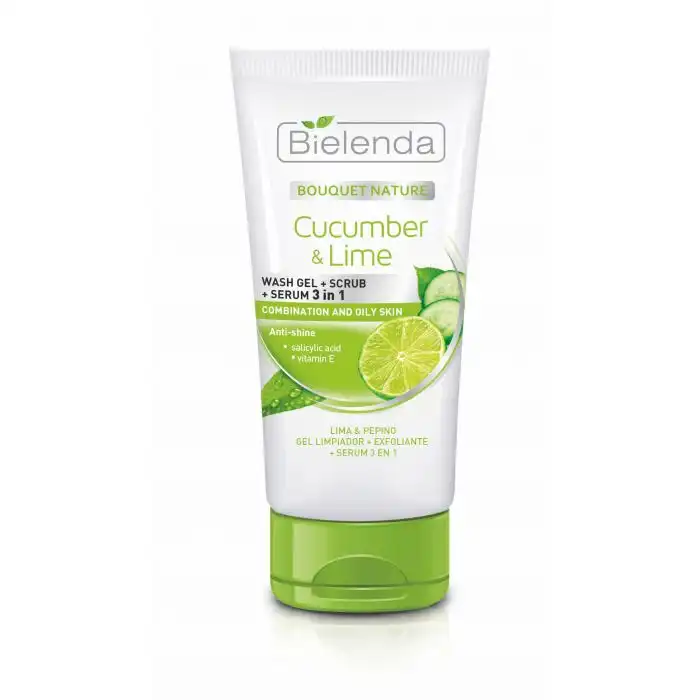 Exfoliante Facial 3 en 1 Pepino - Lima 150 gr - Bielenda - Comparador de precios