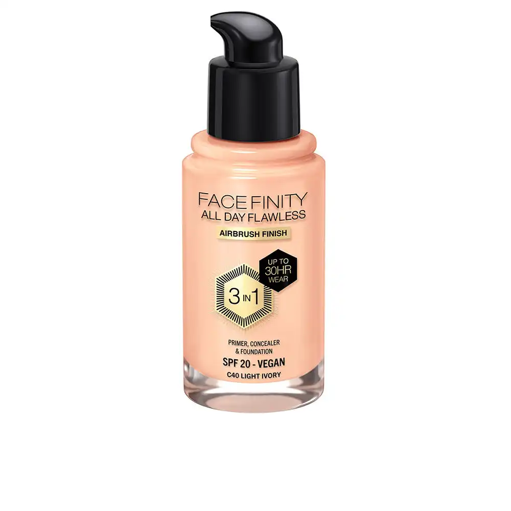 Facefinity All Day Flawless 3 In 1 foundation #C40-light ivory - Max Factor - Comparador de precios