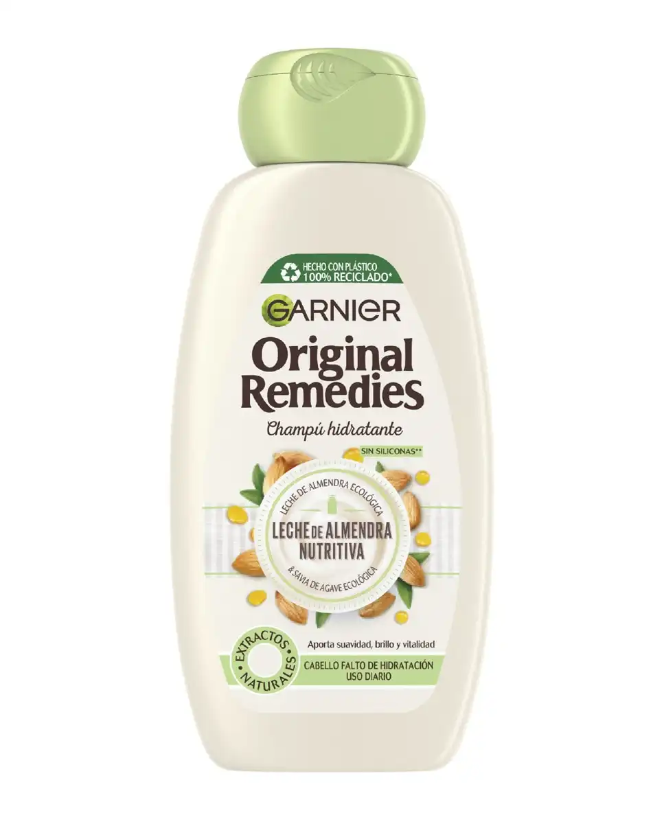 Garnier - Champú Hidratación Leche De Almendra Original Remedies - Garnier - Comparador de precios
