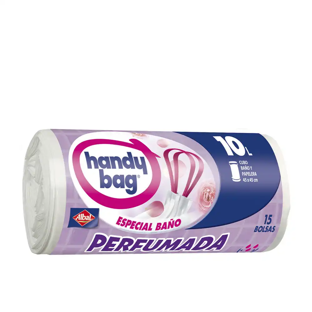 Handy Bag Baño bolsa basura perfumada para baño 15 u - Albal - Comparador de precios