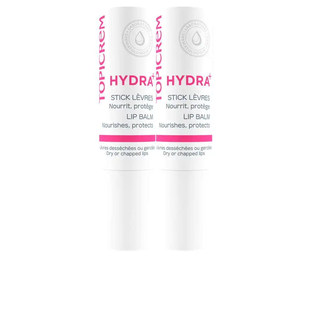 HYDRA+ bálsamo labial ultra-hidratante pack 2 x 4 gr - TOPICREM - Comparador de precios