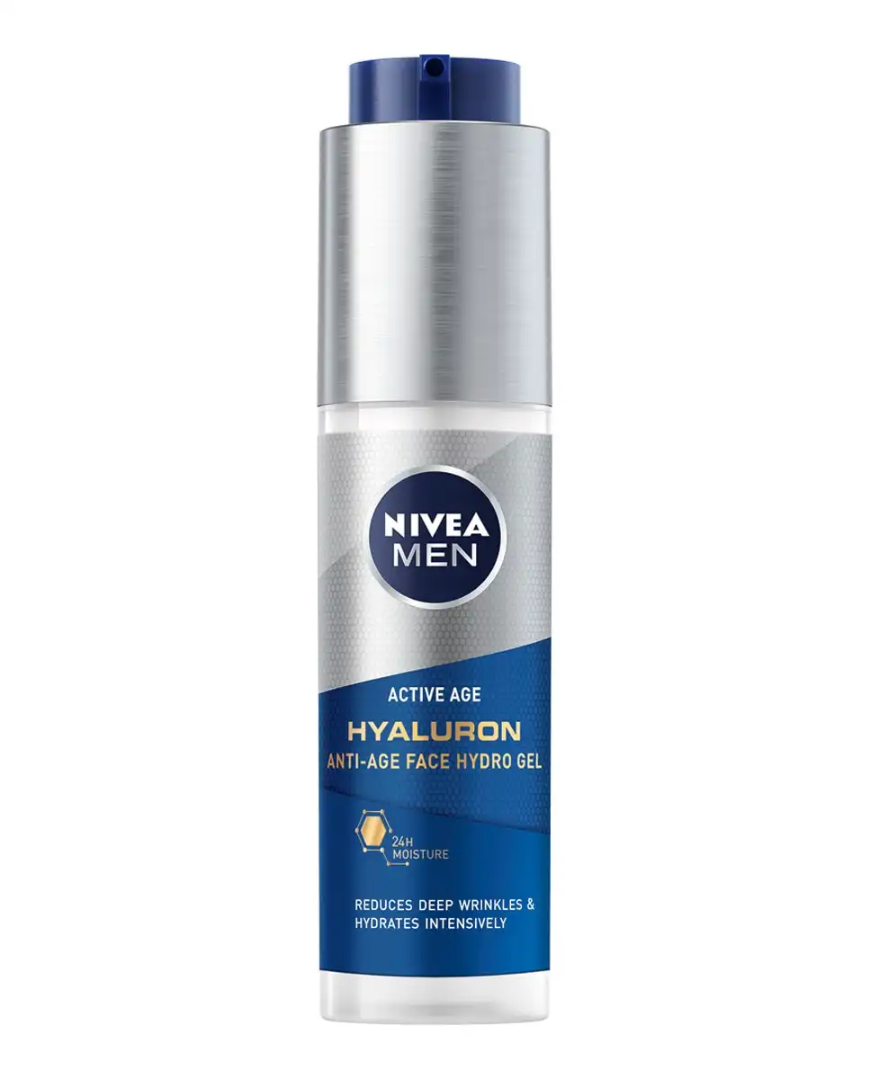 NIVEA - Gel Hidratante Facial Antiedad Hyaluron Men - Nivea - Comparador de precios