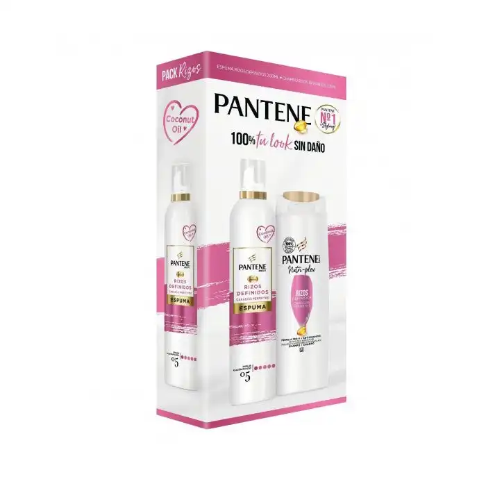 Pack Nutri-Plex Champú Rizos Definidos + Espuma Rizos Definidos - Pantene - Comparador de precios