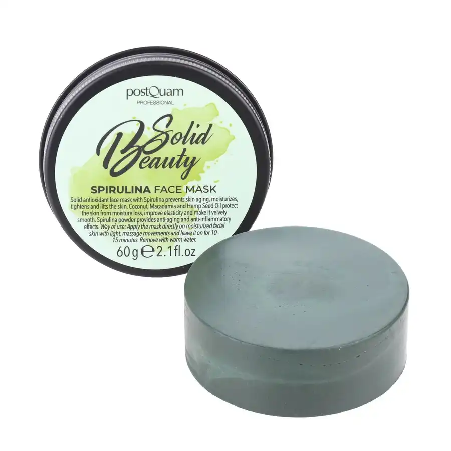 Postquam - Mascarilla Facial Espirulina Sólida . Mascarillas hidratantes 60 g unisex - postQuam - Comparador de precios