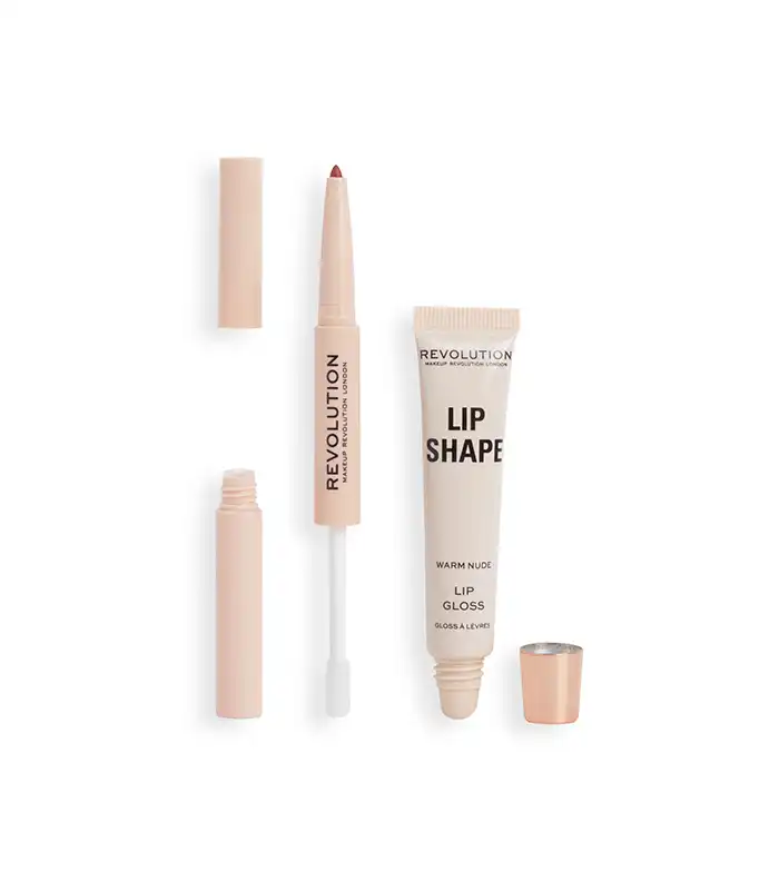 Revolution - Set de labios Lip Shape - Warm Nude - Makeup Revolution - Comparador de precios