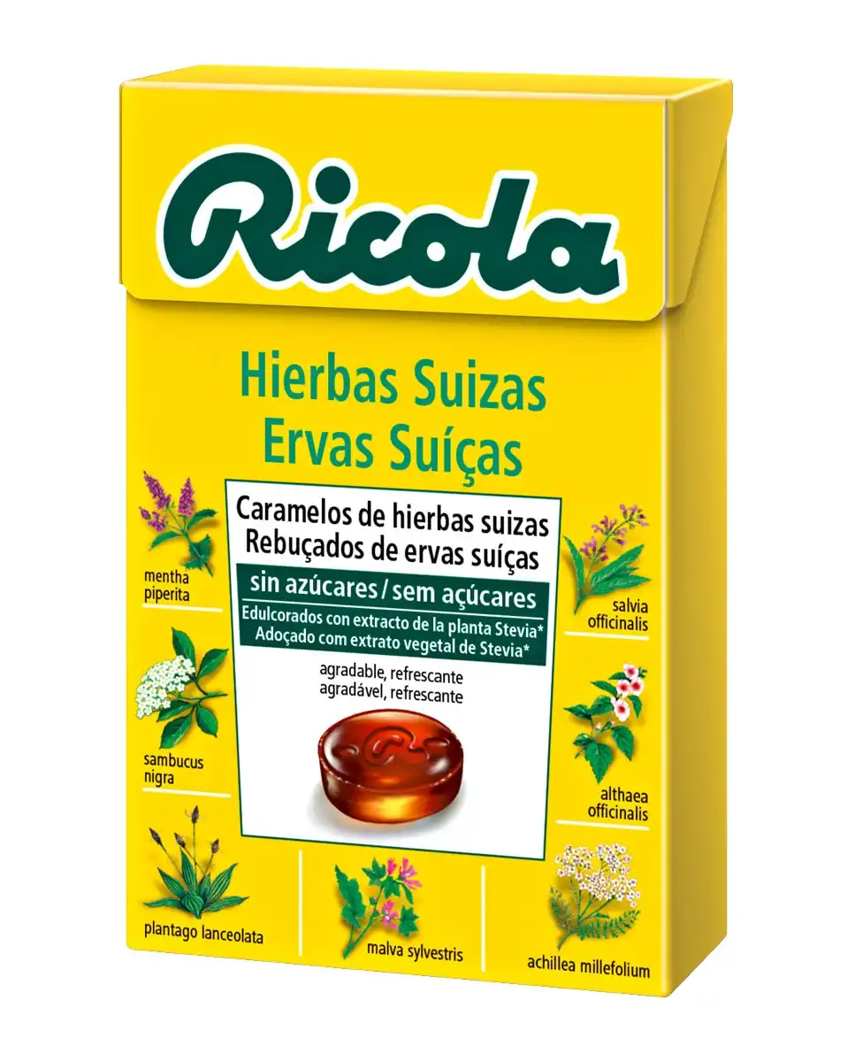 Ricola - Caramelos Hierbas Suizas Sin Azúcar (con Estevia) - Ricola - Comparador de precios