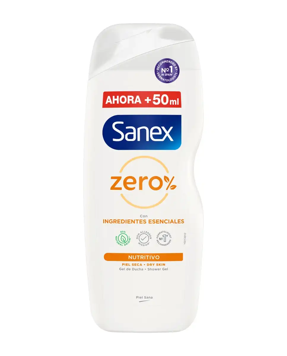 Sanex - Gel De Ducha Zero Piel Seca - Sanex - Comparador de precios