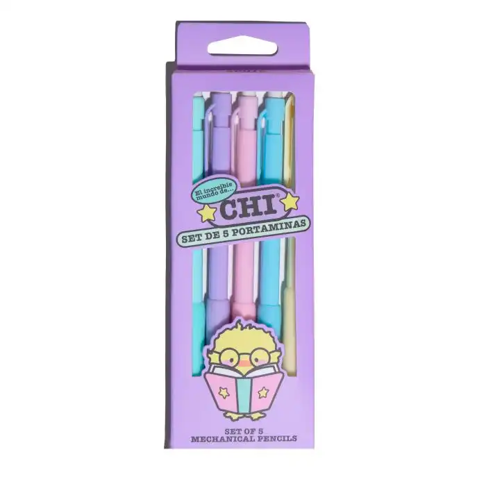 Set 5 Portaminas  Chi  Papelería - CHI - Comparador de precios