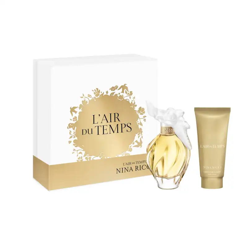 Set L'air Du Temps Eau De Toilette 100 Ml + Body Lotion 75 Ml - Nina Ricci - Comparador de precios