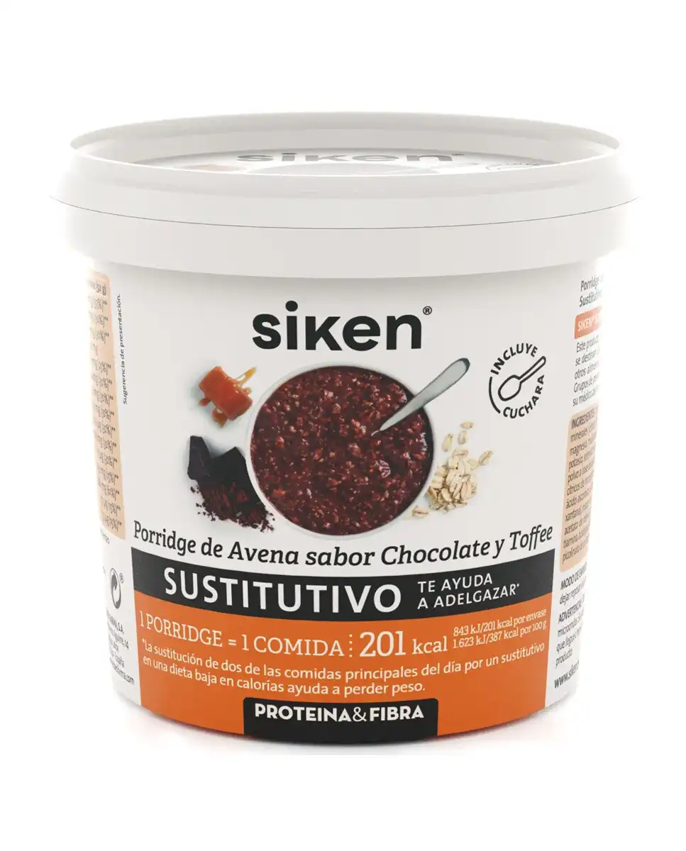 Siken® - Sustitutivo Porridge Choco-Toffee 52 G Siken - Siken® - Comparador de precios