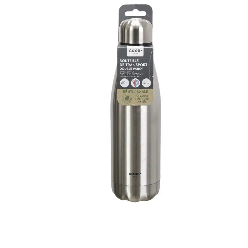 Termo Botella acero 500 ml 1 u - Cook Concept - Comparador de precios