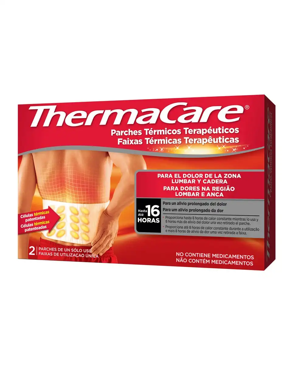 Thermacare - 2 Parches Térmicos Zona Lumbar Y Cadera - Thermacare - Comparador de precios