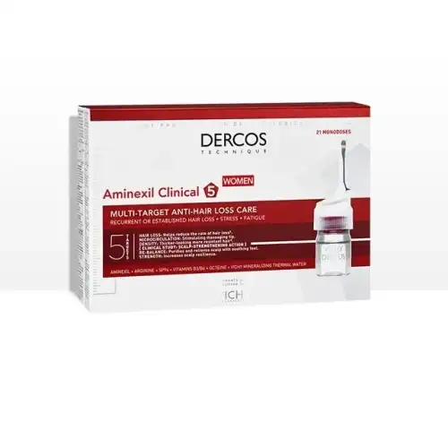 Vichy Dercos Technique Aminexil Clinical 5 Mujer 21 und Tratamiento Caída Cabello Mujer - Vichy - Comparador de precios