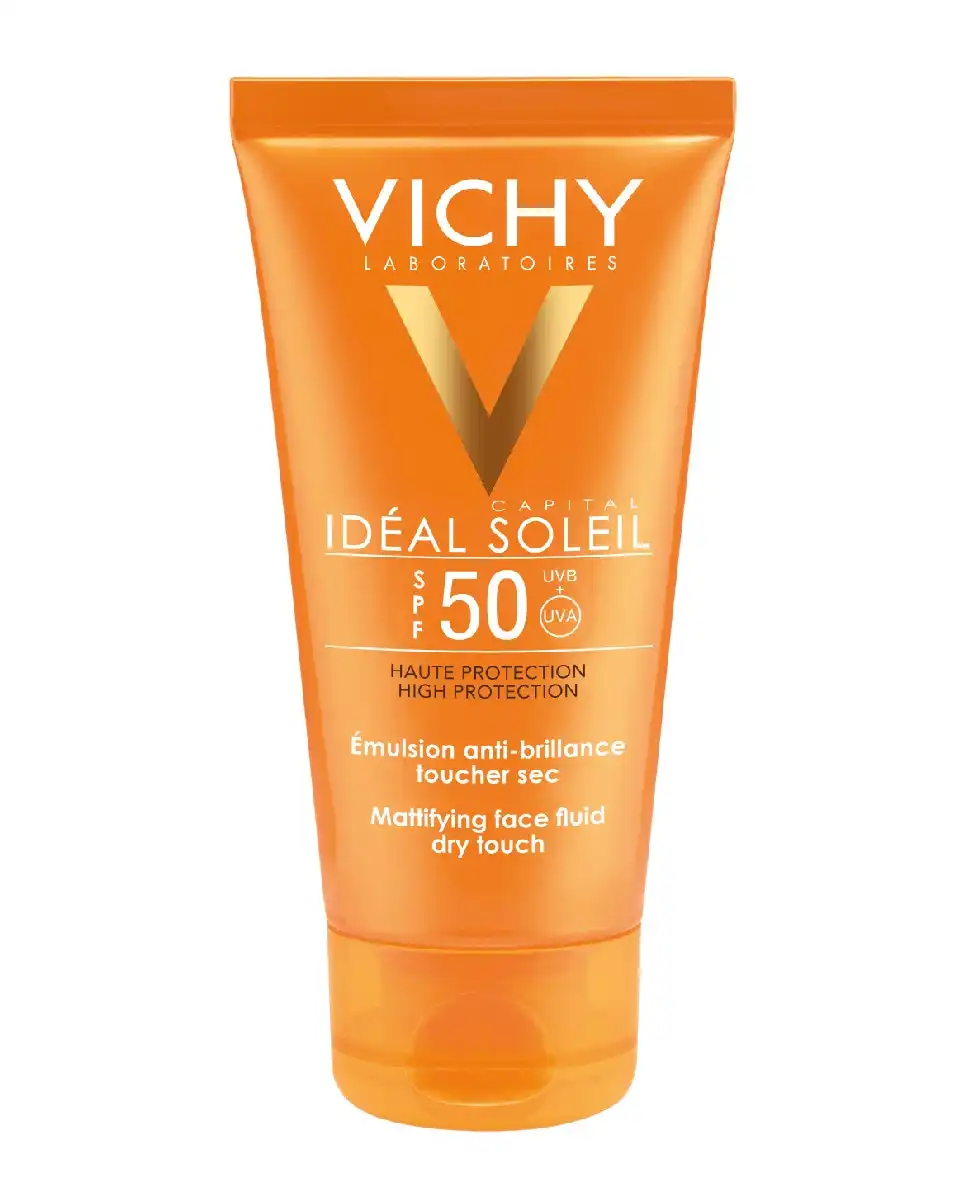 Vichy - Emulsión Rostro Tacto Seco Idéal Soleil SPF 50 - Vichy - Comparador de precios