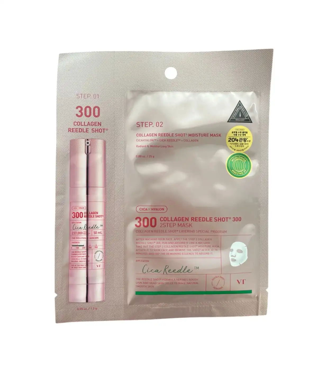 VT Cosmetics - Mascarilla 2-Step Collagen Reddle Shot 300 - VT Cosmetics - Comparador de precios