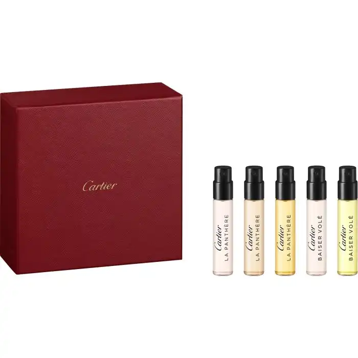 ¡25% DTO! Discovery Set 5 Fragancias Femeninas 5 ml - Cartier - Comparador de precios