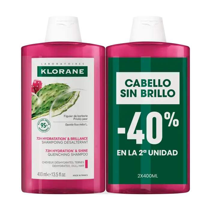 Hidratación - Brillo Champú con Higo de Barbaria 400 ml - Klorane - Comparador de precios