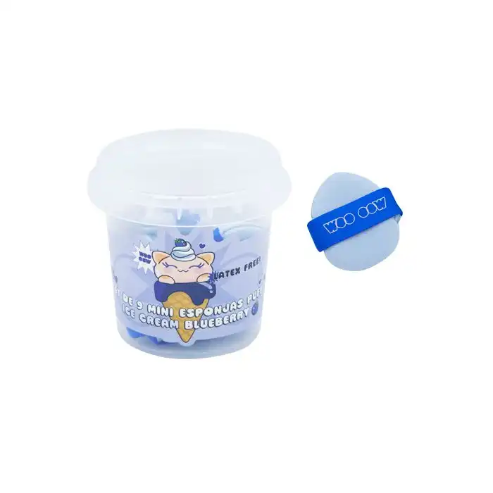 ¡34% DTO! Set 9 Mini Esponjas Puff Ice Cream - Woo oow - Comparador de precios