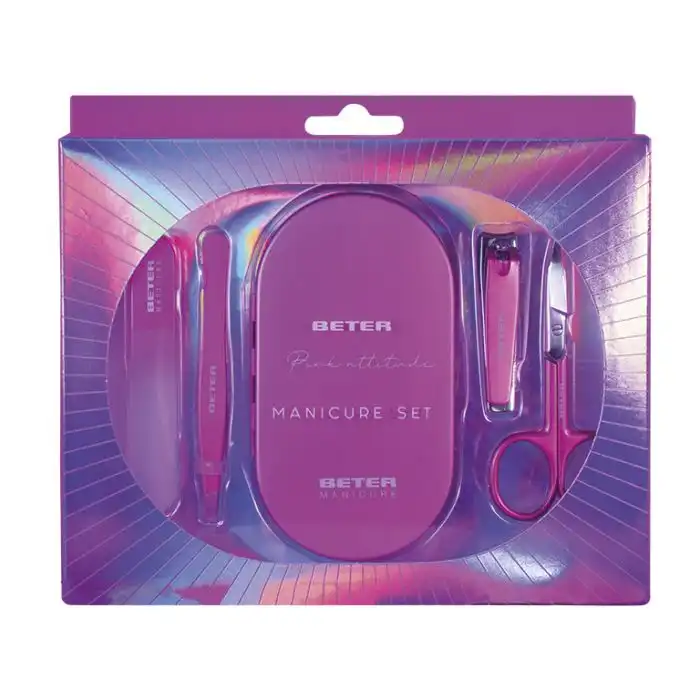 ¡45% DTO! Pink Attitude Kit Manicura - Beter - Comparador de precios