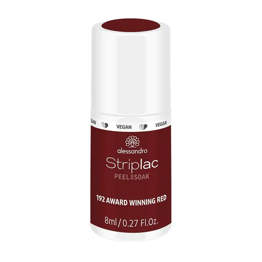 Alessandro - Striplac Peel Or Soak Lacas de uñas 8 ml 192 - AWARD WINNING RED - alessandro - Comparador de precios