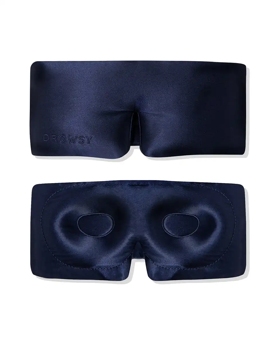 Antifaz de Seda Protección de Pestañas Midnight Blue Drowsy - Drowsy - Comparador de precios