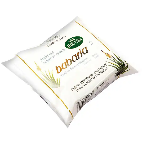 Babaria Toallitas Aloe Vera 20 Unidades - Babaria - Comparador de precios
