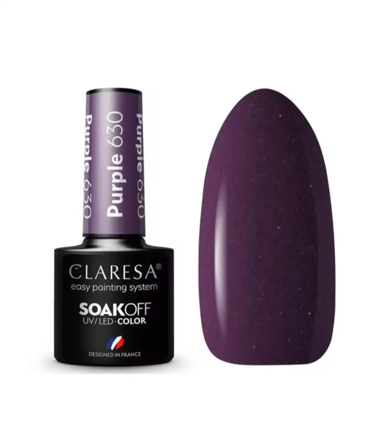 Claresa - Esmalte semipermanente Soak off - 630: Purple - Claresa - Comparador de precios