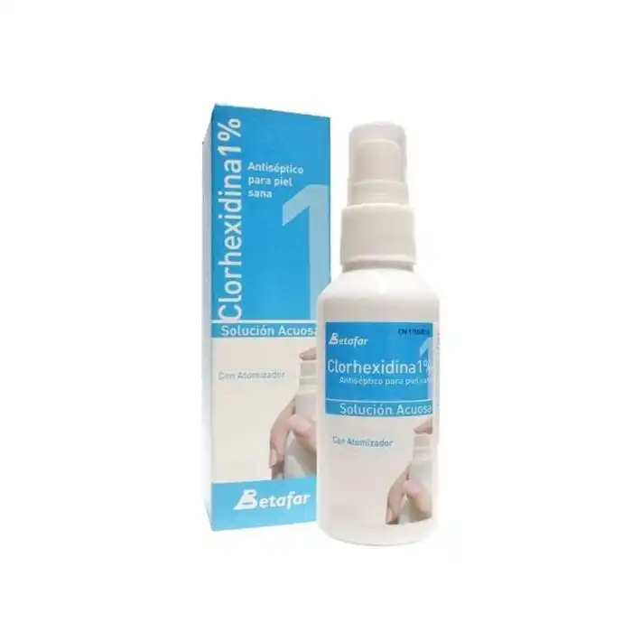Clorhexidina 1% Solución Acuosa con Atomizador 125 ml - BETAFAR - Comparador de precios