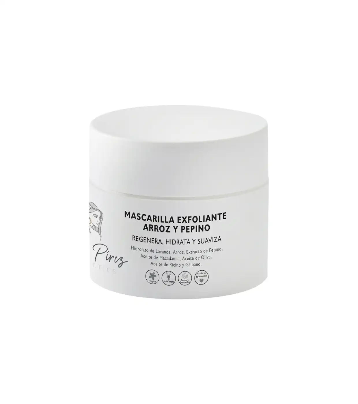 Diana Piriz Cosmetics - Mascarilla exfoliante de arroz y pepino - Diana Piriz Cosmetics - Comparador de precios