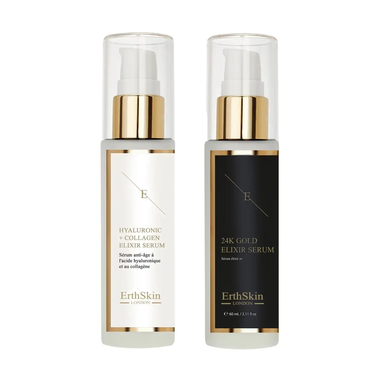 Dúo de oro de 24 quilates y colágeno Set de tratamiento facial - ErthSkin London - Comparador de precios