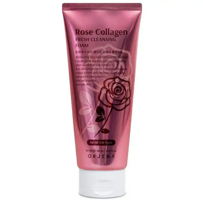 Espuma limpiadora Rose Collagen 180 ml - ORJENA - Comparador de precios