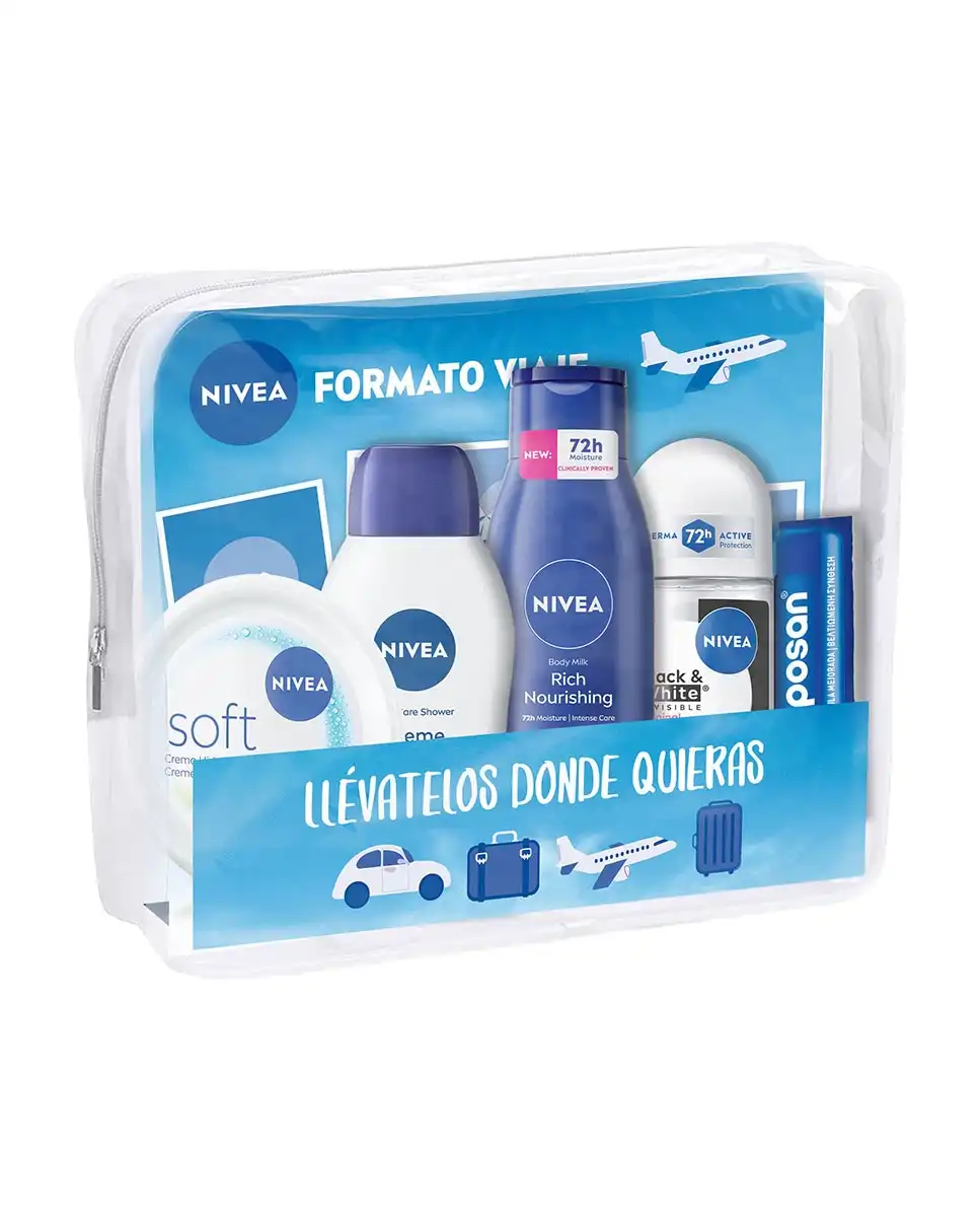 Estuche de regalo Formato Viaje & Liposan Neceser Nivea - Nivea - Comparador de precios