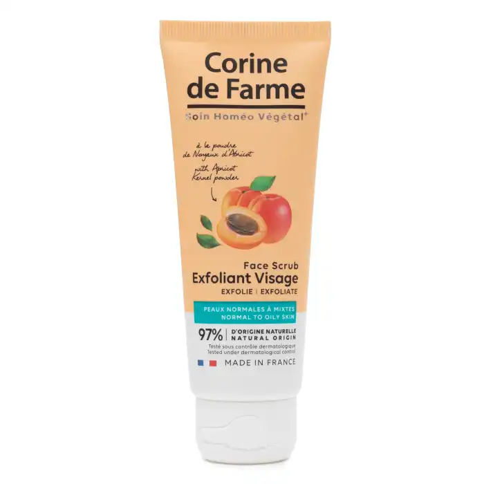 Exfoliante Facial con Polvo de Hueso de Albaricoque 75 ml - CORINE DE FARME - Comparador de precios