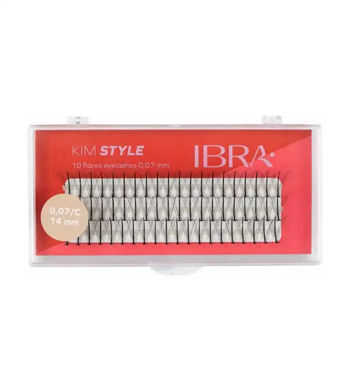 Ibra - Pestañas postizas individuales Kim Style 0.07 C - 14mm - Ibra - Comparador de precios