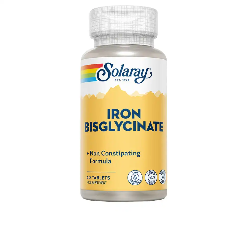 Iron Glycinate 60 comprimidos - Solaray - Comparador de precios