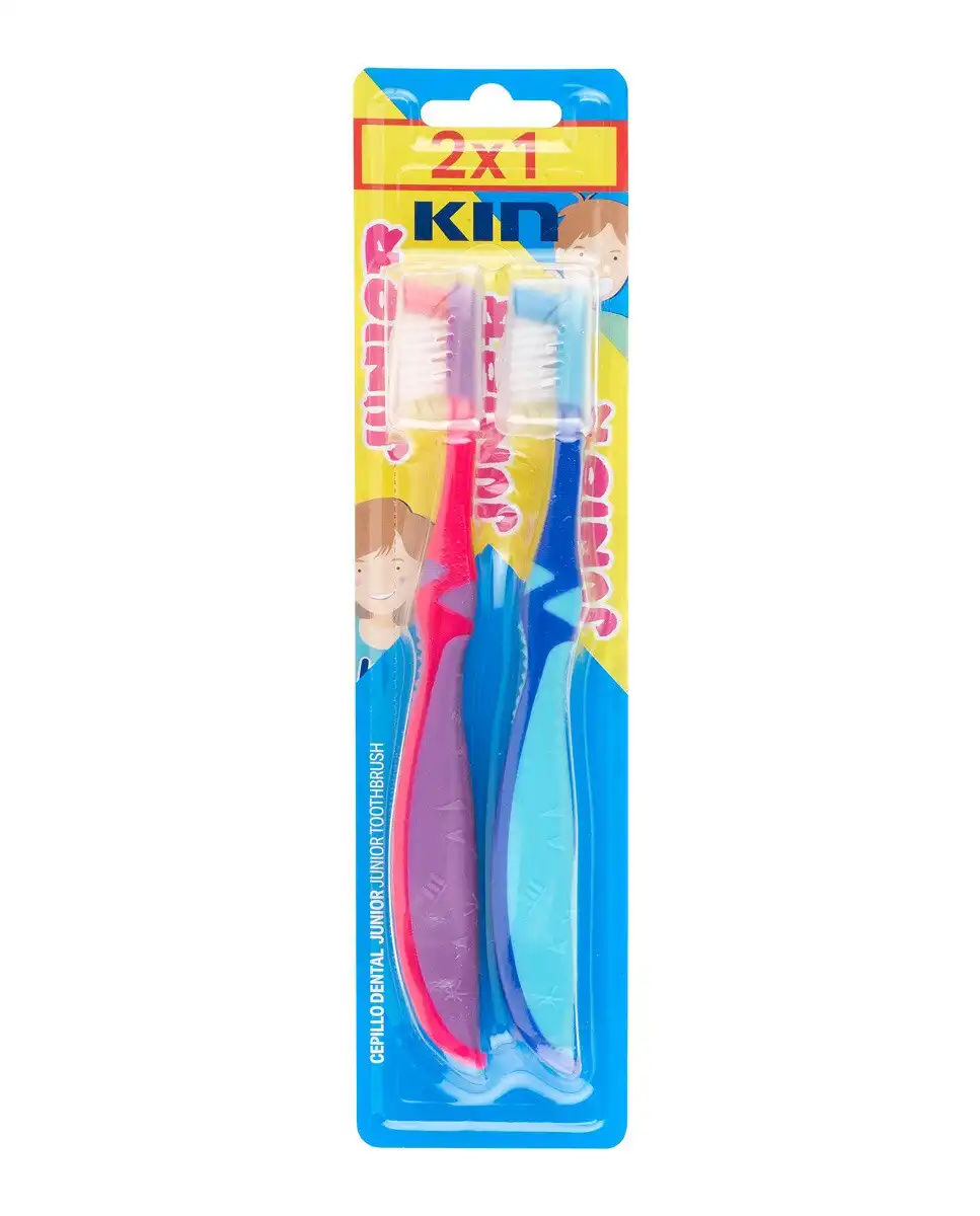 Kin - 2 Cepillos Dentales Junior - Kin - Comparador de precios